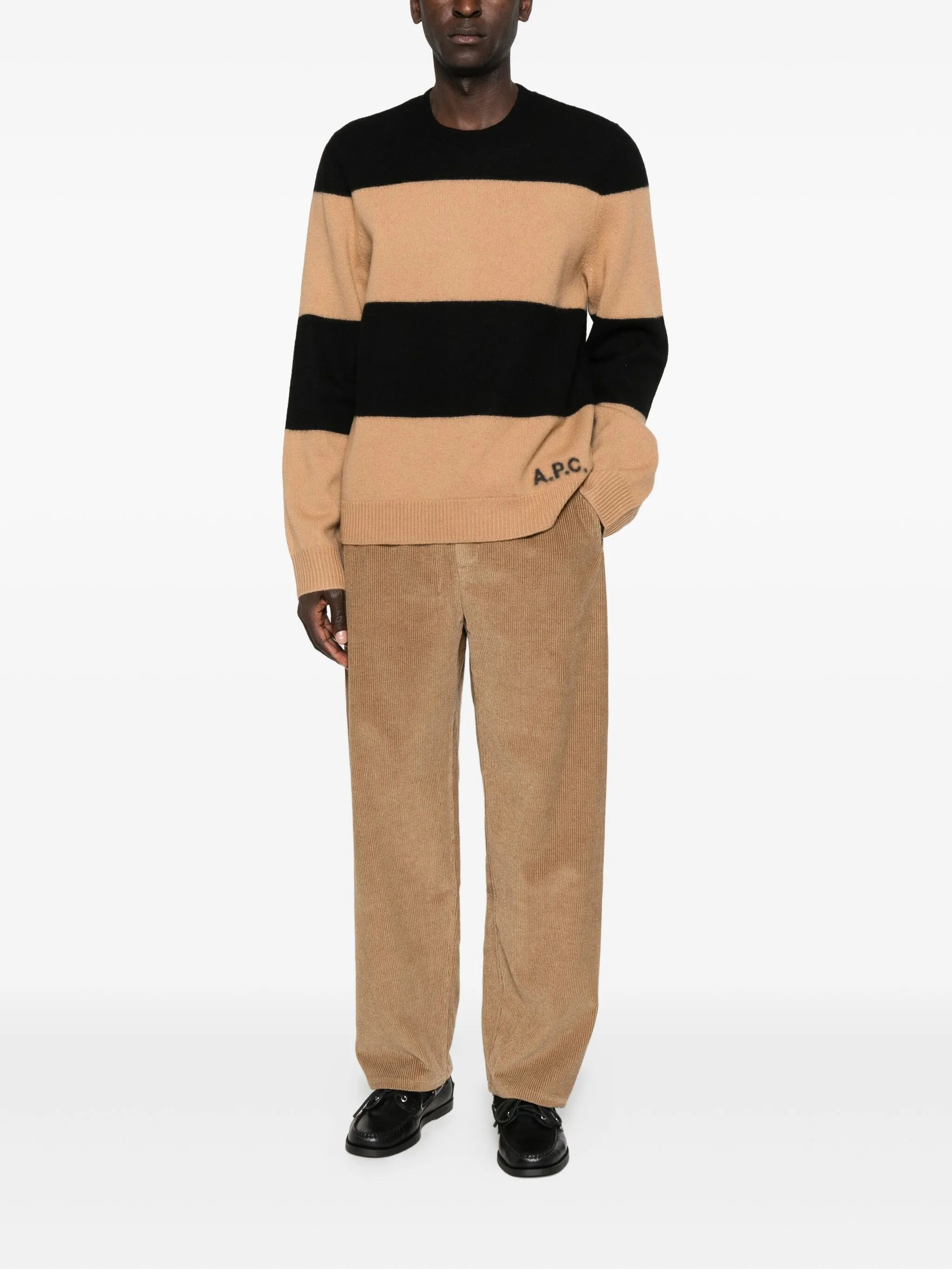 A.p.c. Striped Cashmere Sweater - 3