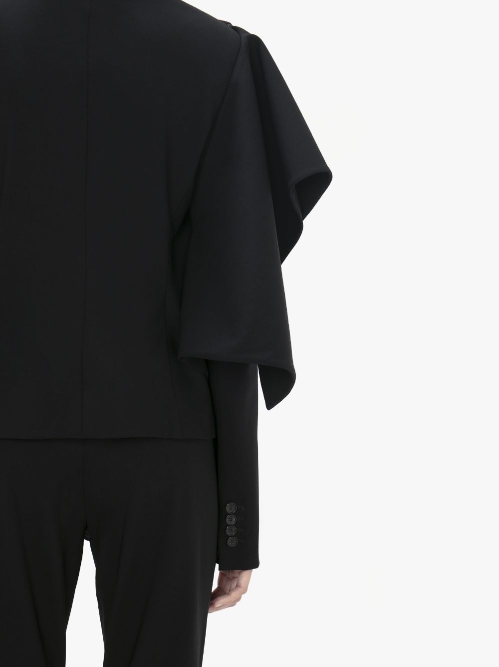DRAPED TAILORED JACKET - 6