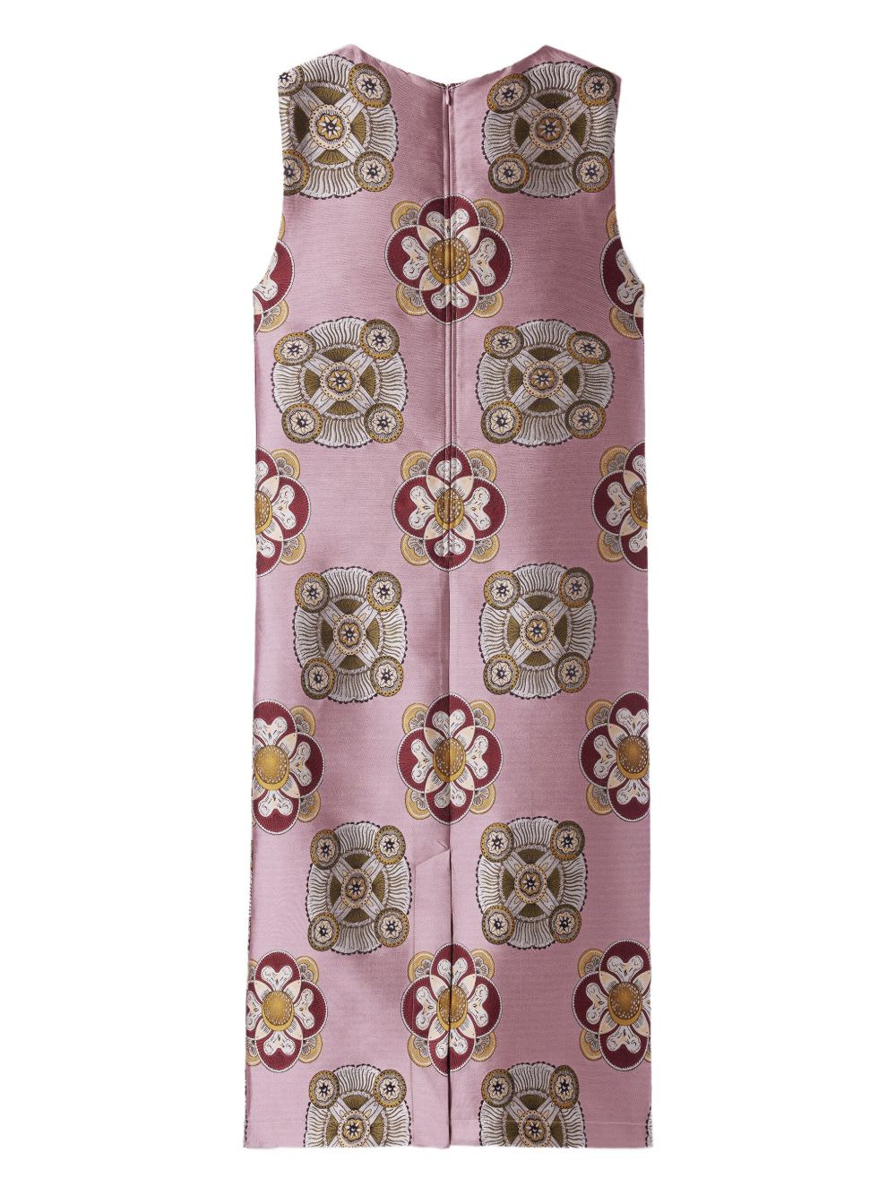 floral-print sleeveless midi dress - 5