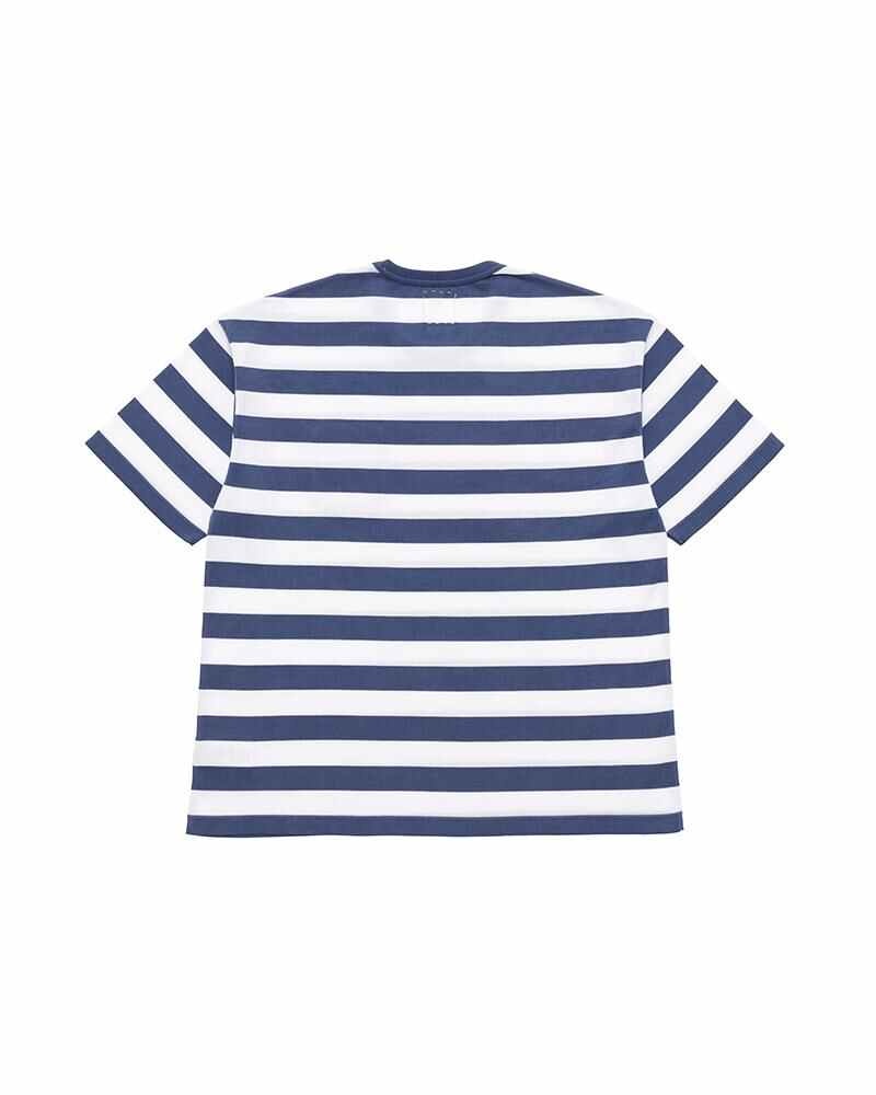 BORDER JUMBO KNIT TEE S/S (SIC) BLUE - 2