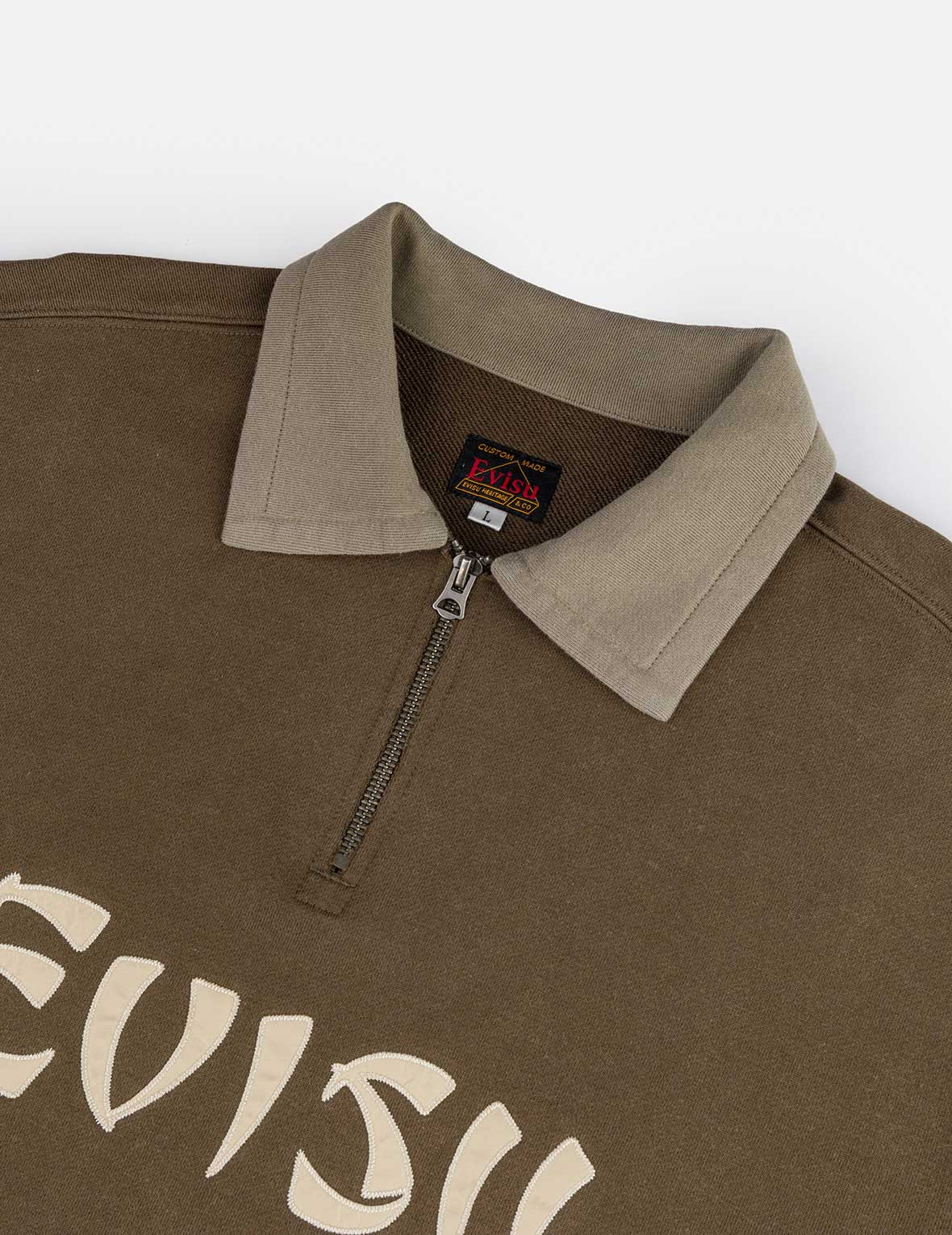 Logo Appliqué Regular Fit Half-Zip Color-Blocking Sweatshirt - 5