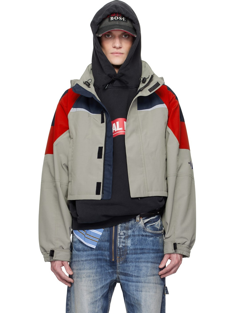 Taupe Shrunken Sports Jacket 1
