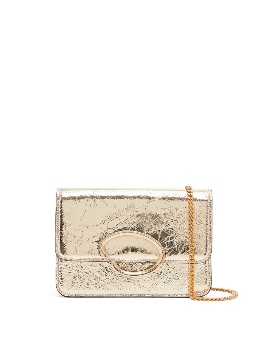 CRINKLE METALLIC O POCHETTE - 1