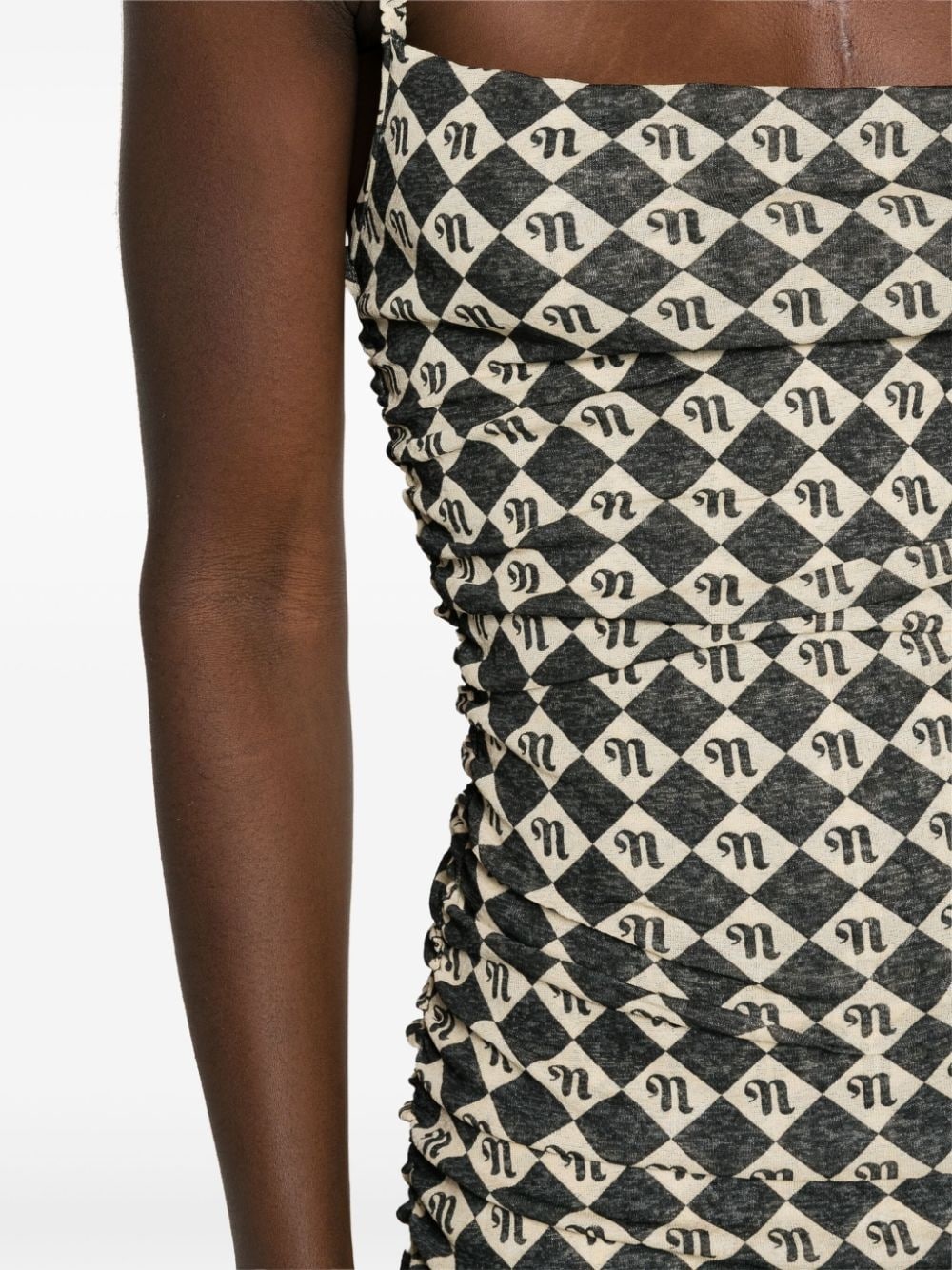 monogram-print minidress - 5