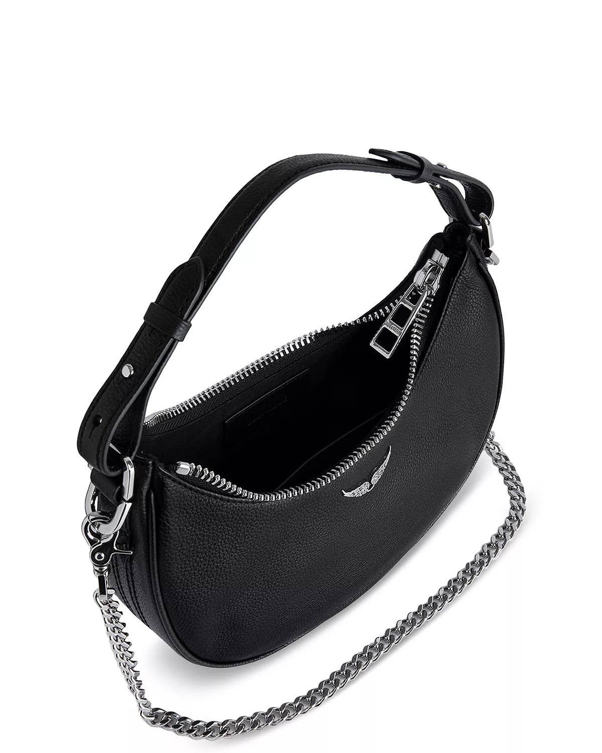 Moonrock Small Grained Leather Handbag - 5