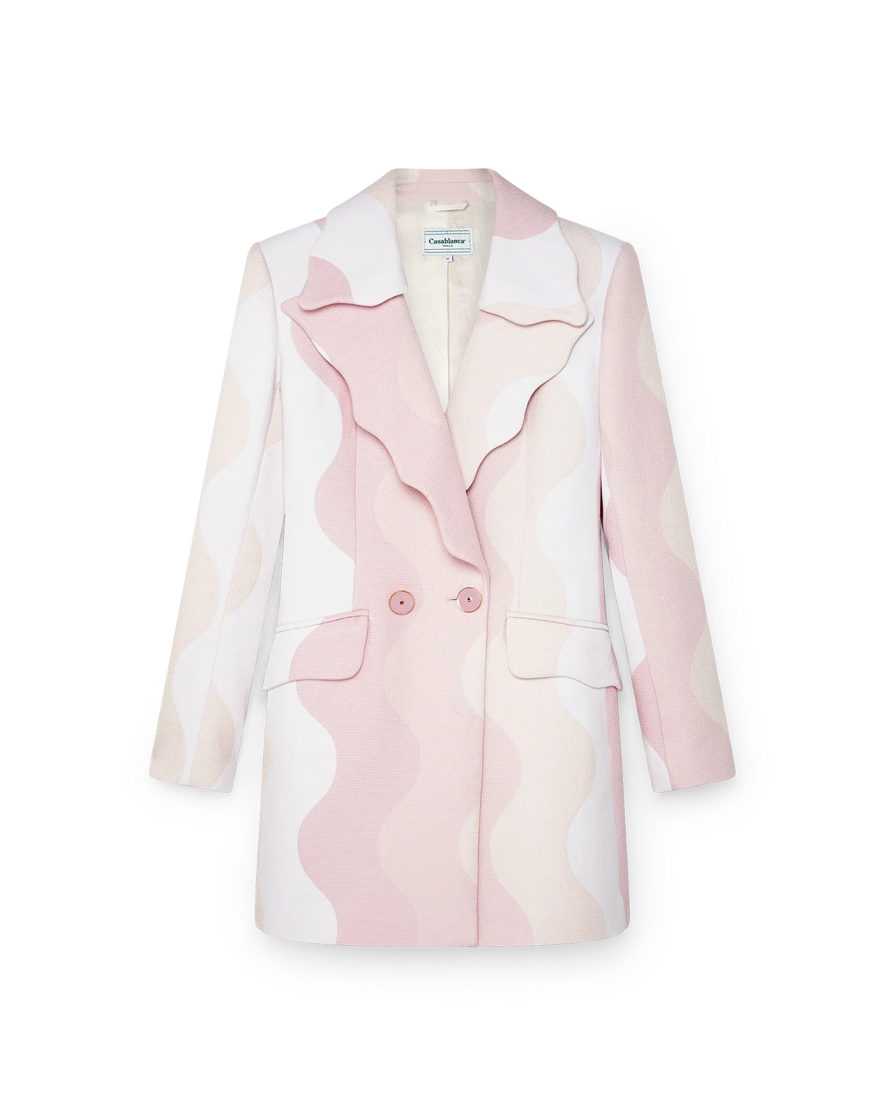 Pink Wave Tailored Dress - 1
