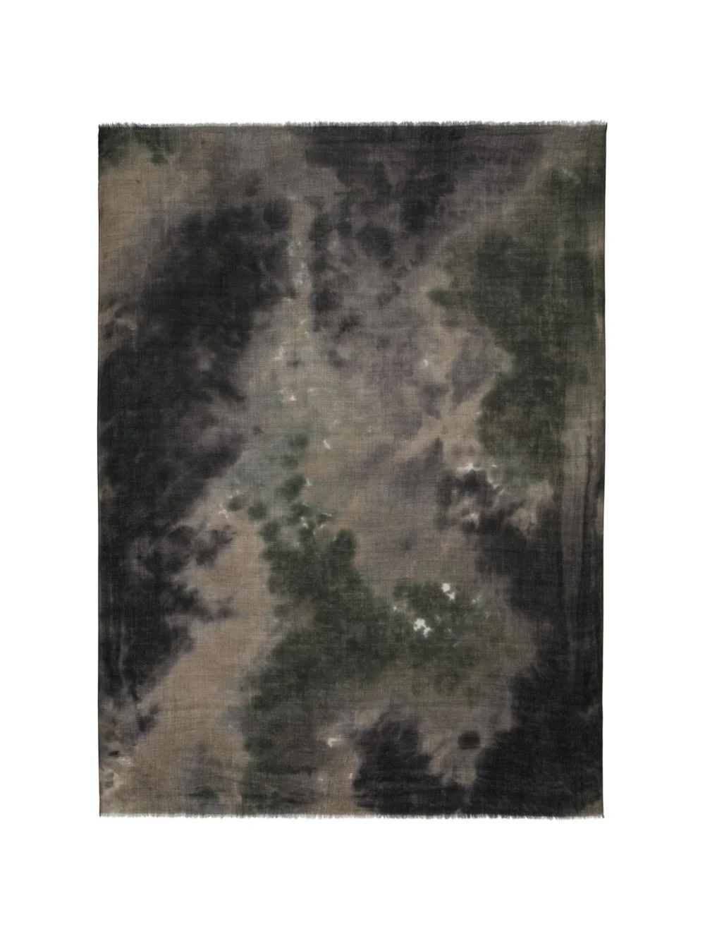 Sofia tie-dye frayed scarf - 1