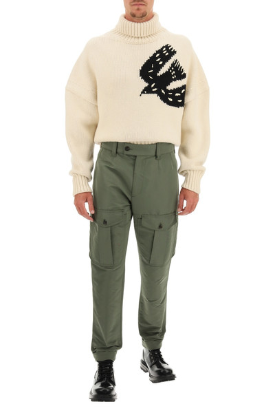 Alexander McQueen POLYFAILLE CARGO TROUSERS outlook