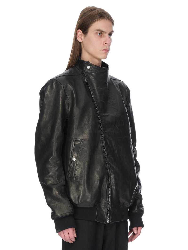 off-centre leather jacket 2