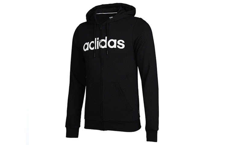 Men's adidas Ce Zip Hdy Jacket Black DM4282 - 3