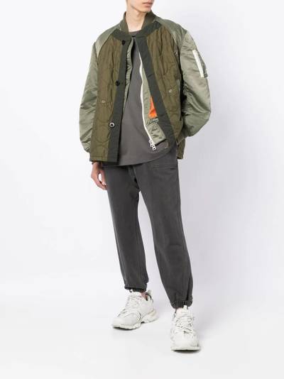 JUUN.J panelled cotton track pants outlook