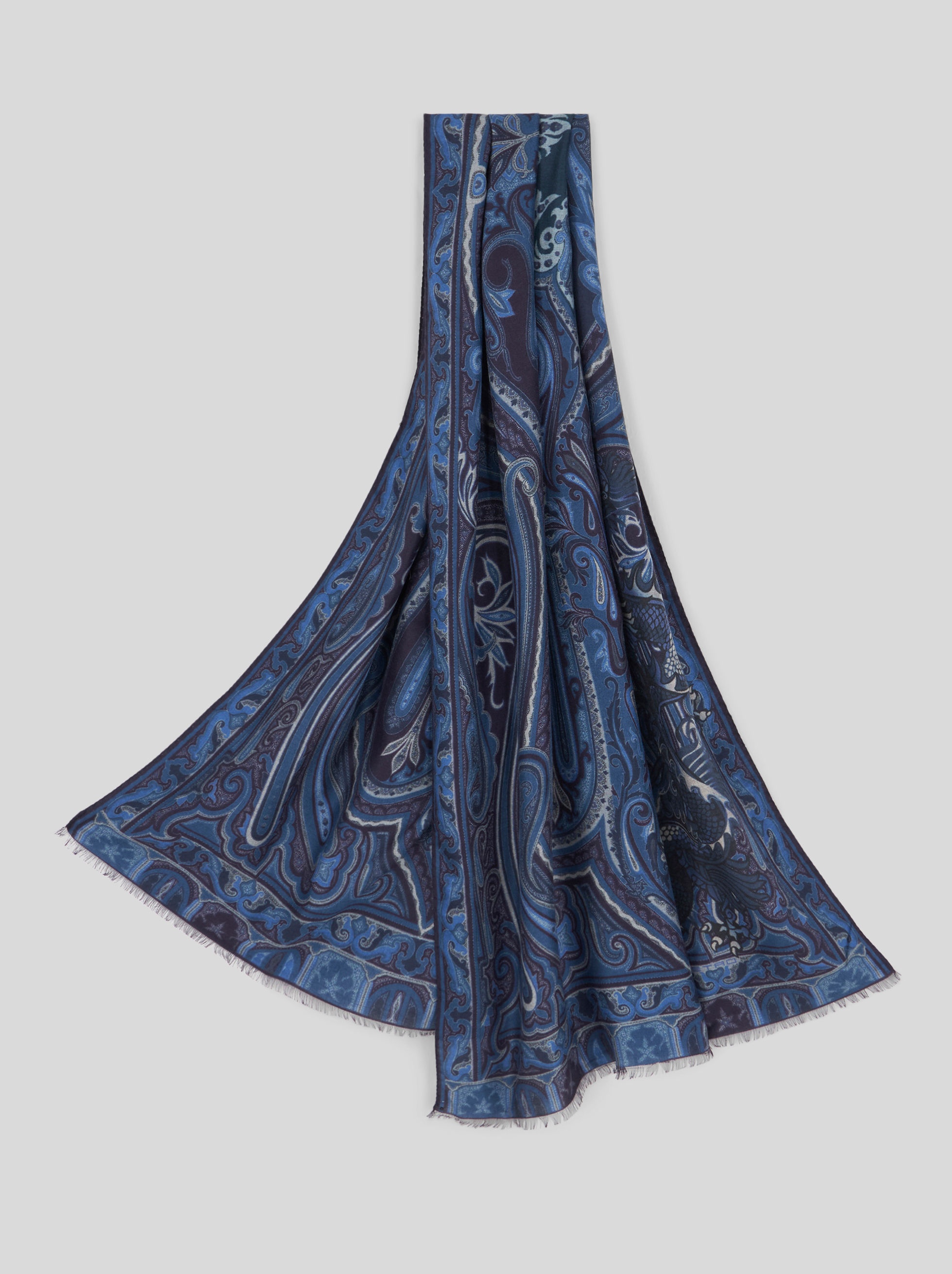 PAISLEY PATTERN SCARF - 1