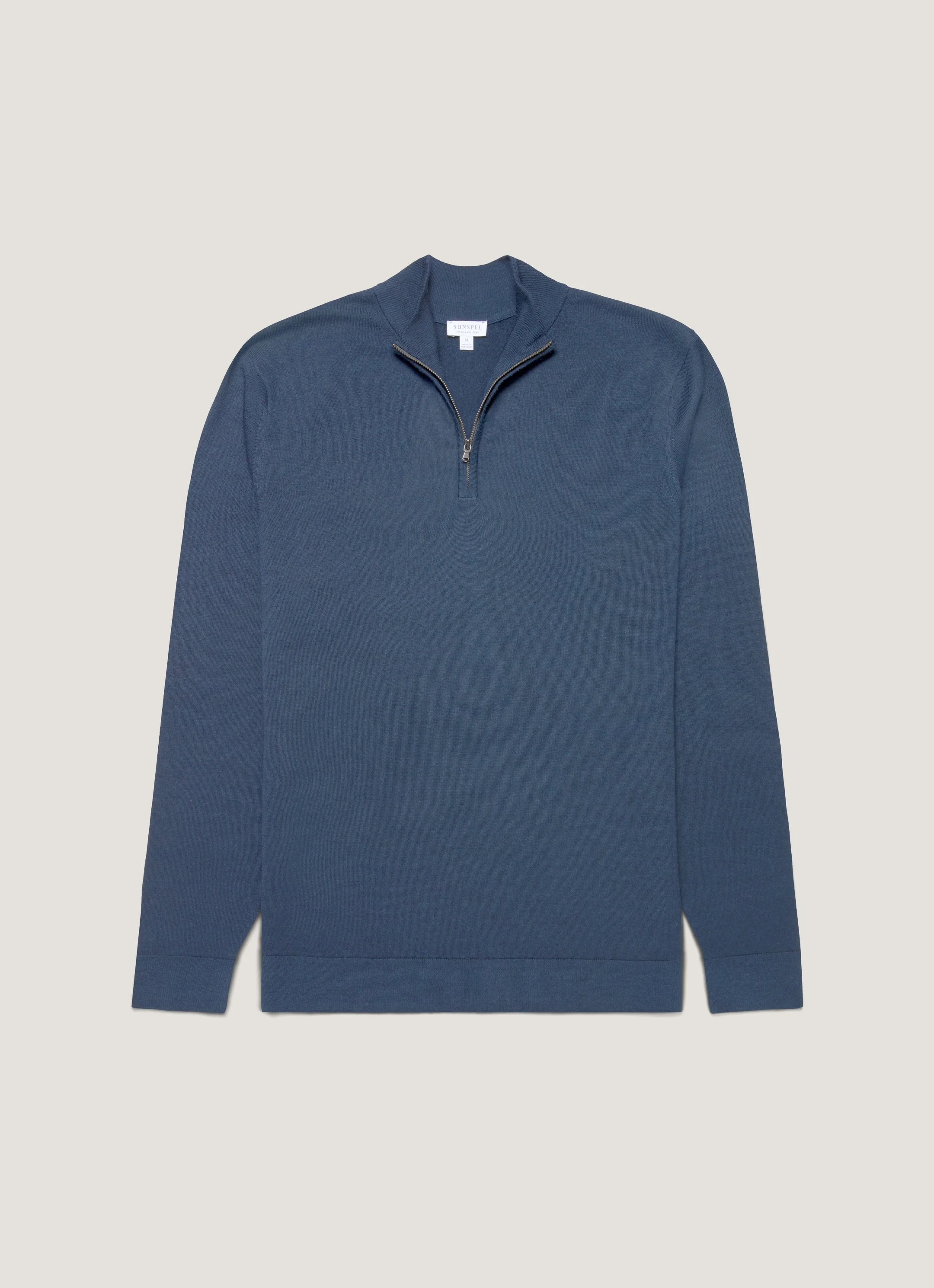 Extra‑Fine Merino Half Zip Jumper - 1