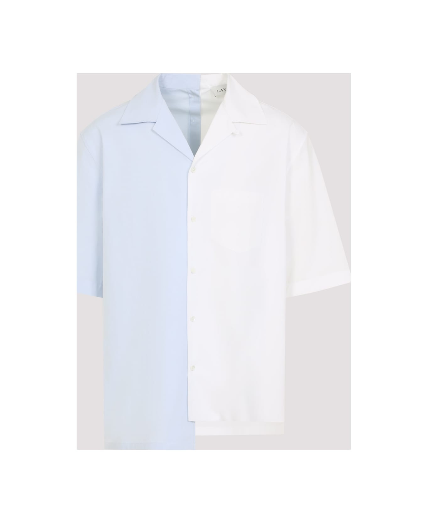 Bicolor Asymmetric Shirt - 3