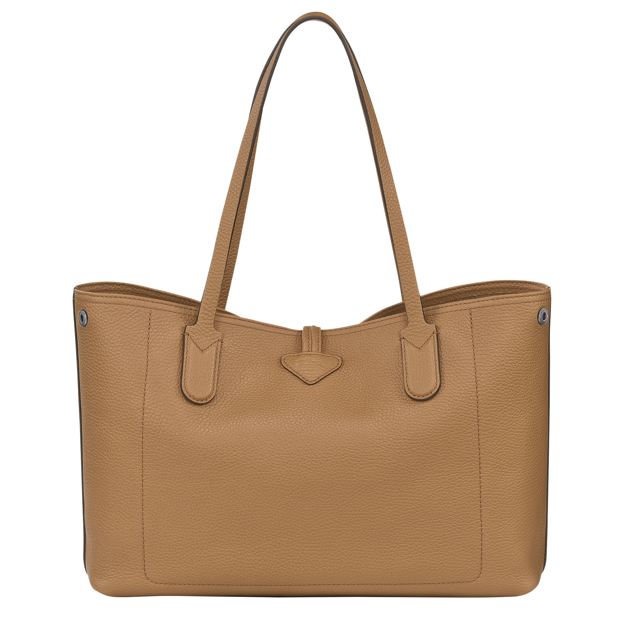 Le Roseau Essential L Tote bag Fawn - Leather - 4