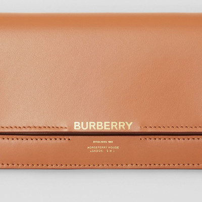 Burberry Horseferry Embossed Leather Continental Wallet outlook