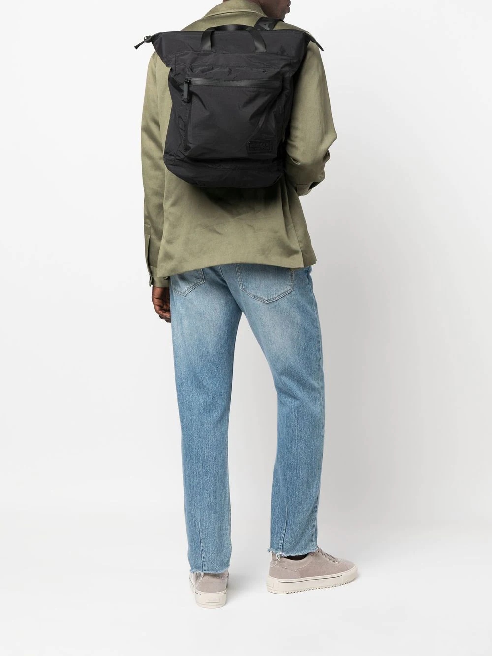 logo-patch shoulder bag - 3