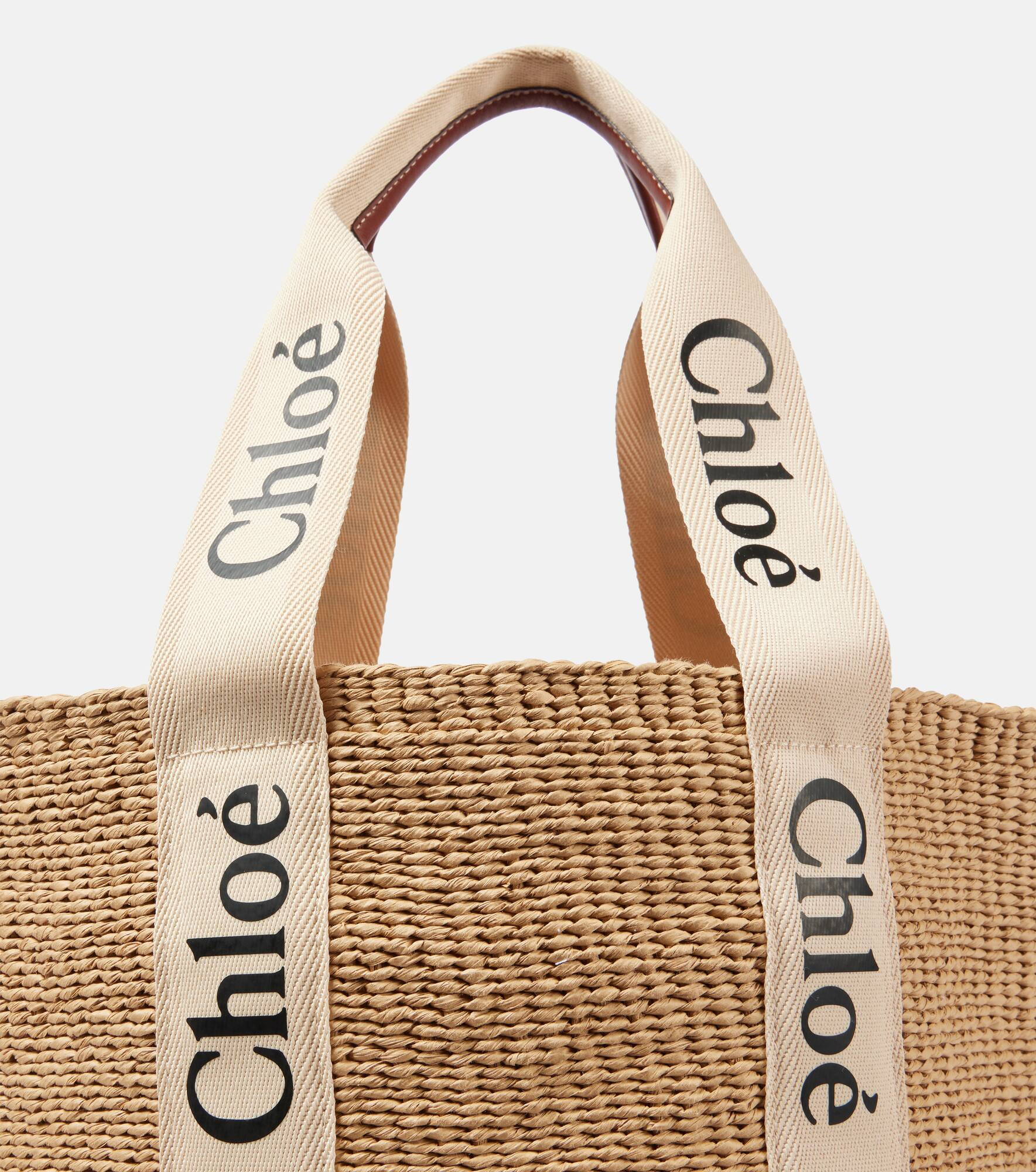x Mifuko Woody Large raffia tote - 6