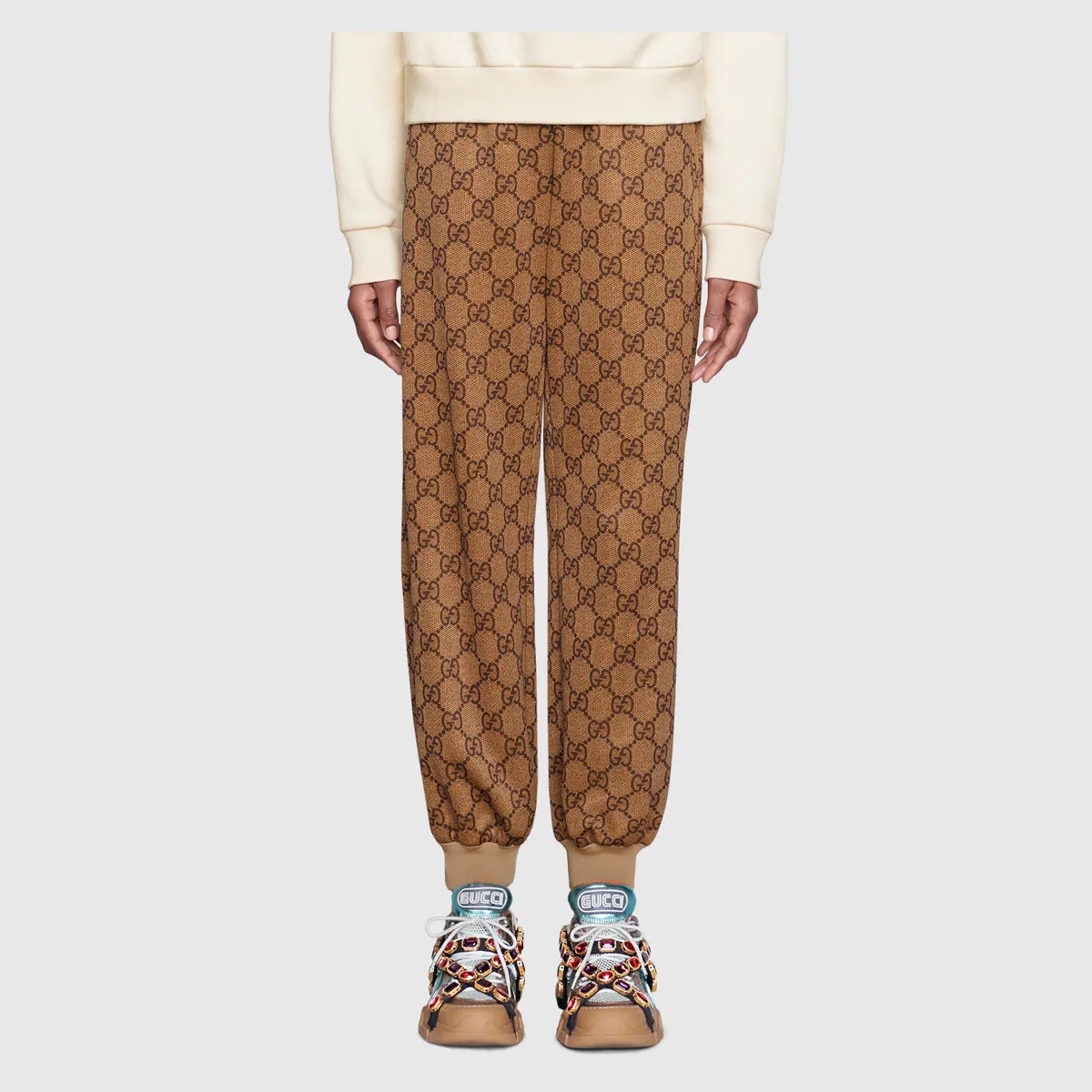 GG technical jersey jogging pant - 3
