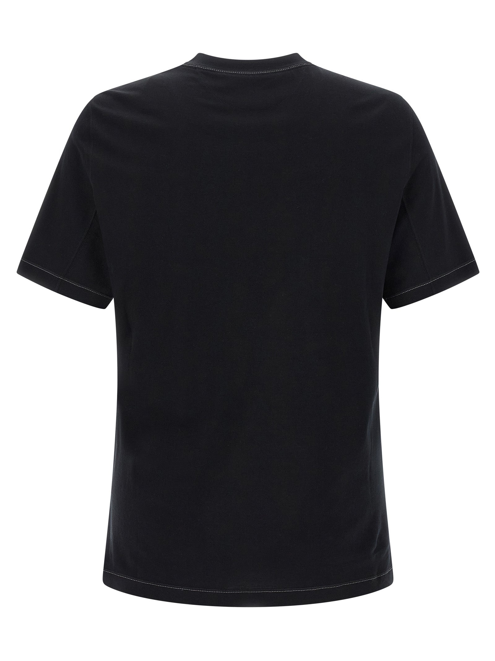 Logo Embroidery T-Shirt Black - 2