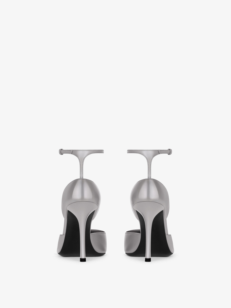 SHOW PUMPS IN LEATHER WITH STOCKINGS 7