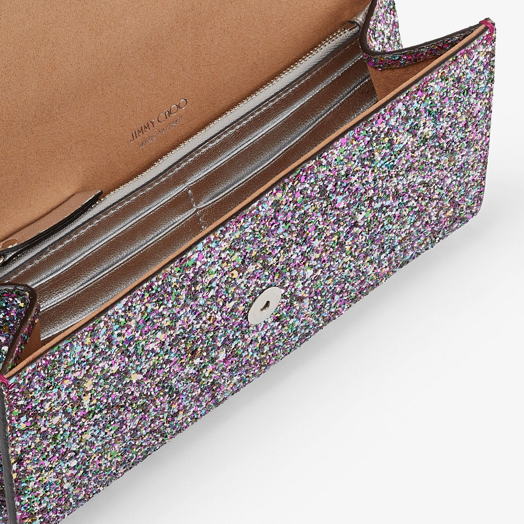 Emmie
Confetti Glitter Fabric Clutch Bag - 8