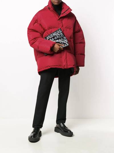 BALENCIAGA short padded parka coat outlook