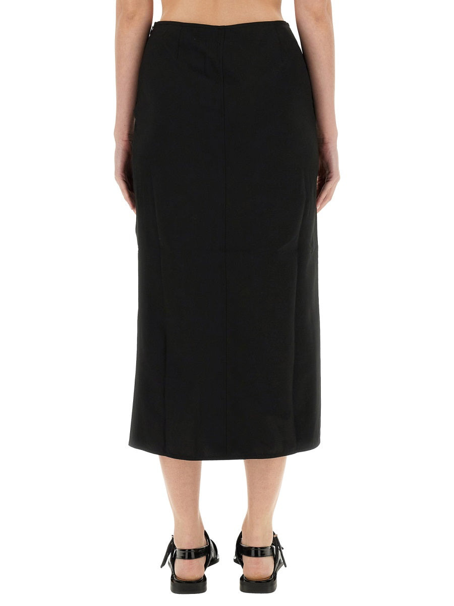 Ganni Women Longuette Skirt - 3