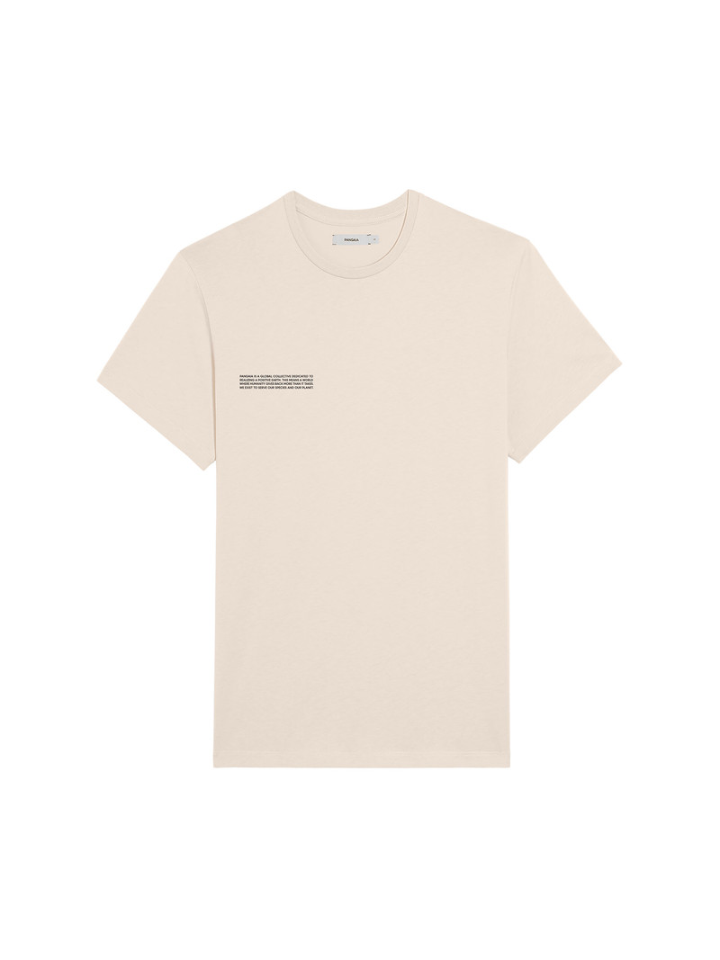 PANGAIA Womens 365 Midweight T-shirt - Sand outlook
