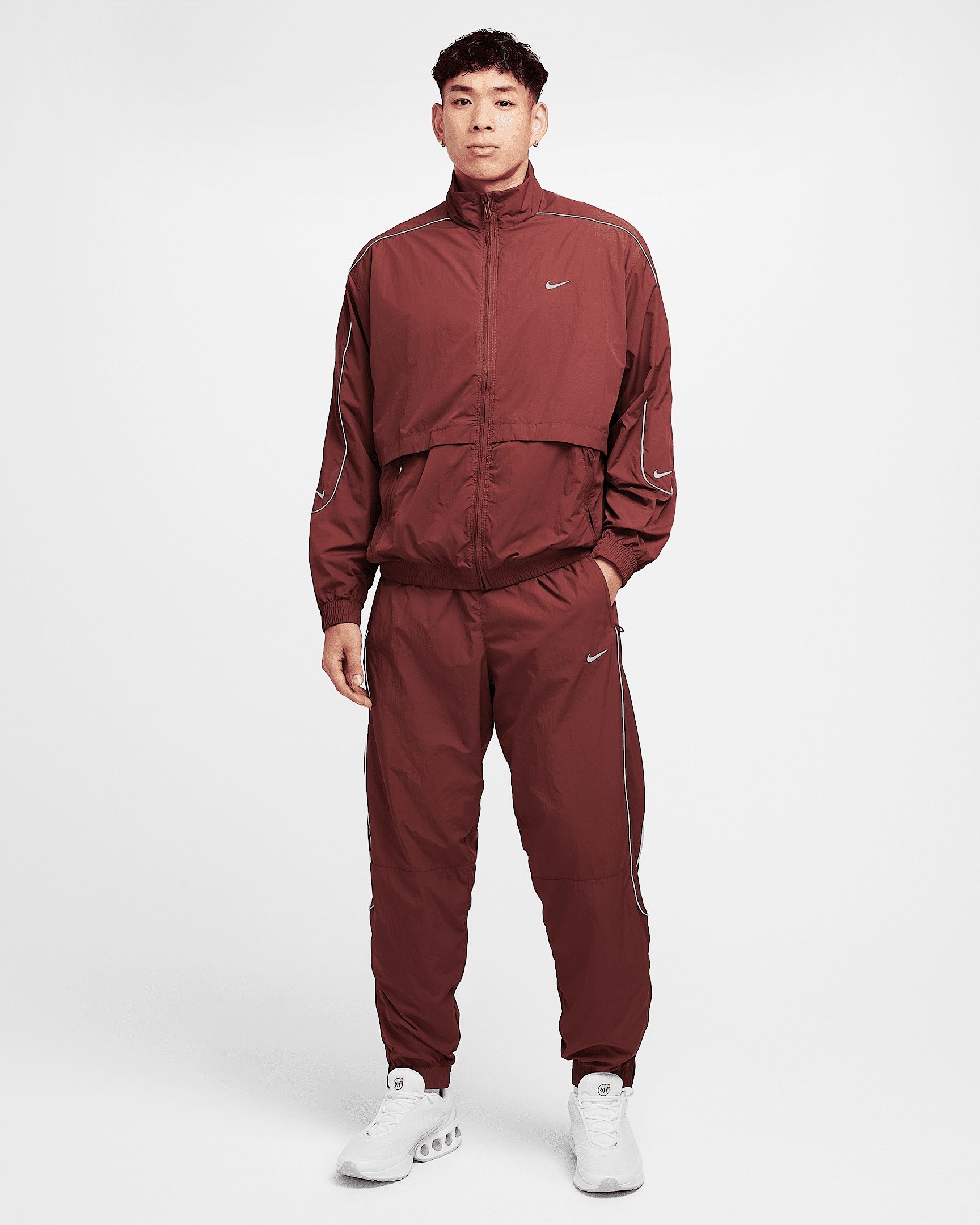 Nike Sportswear Solo Swoosh Men's Woven Track Jacket - 9