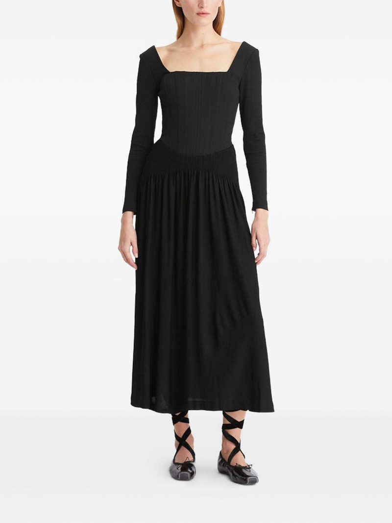 TORY BURCH long-sleeve midi dress outlook