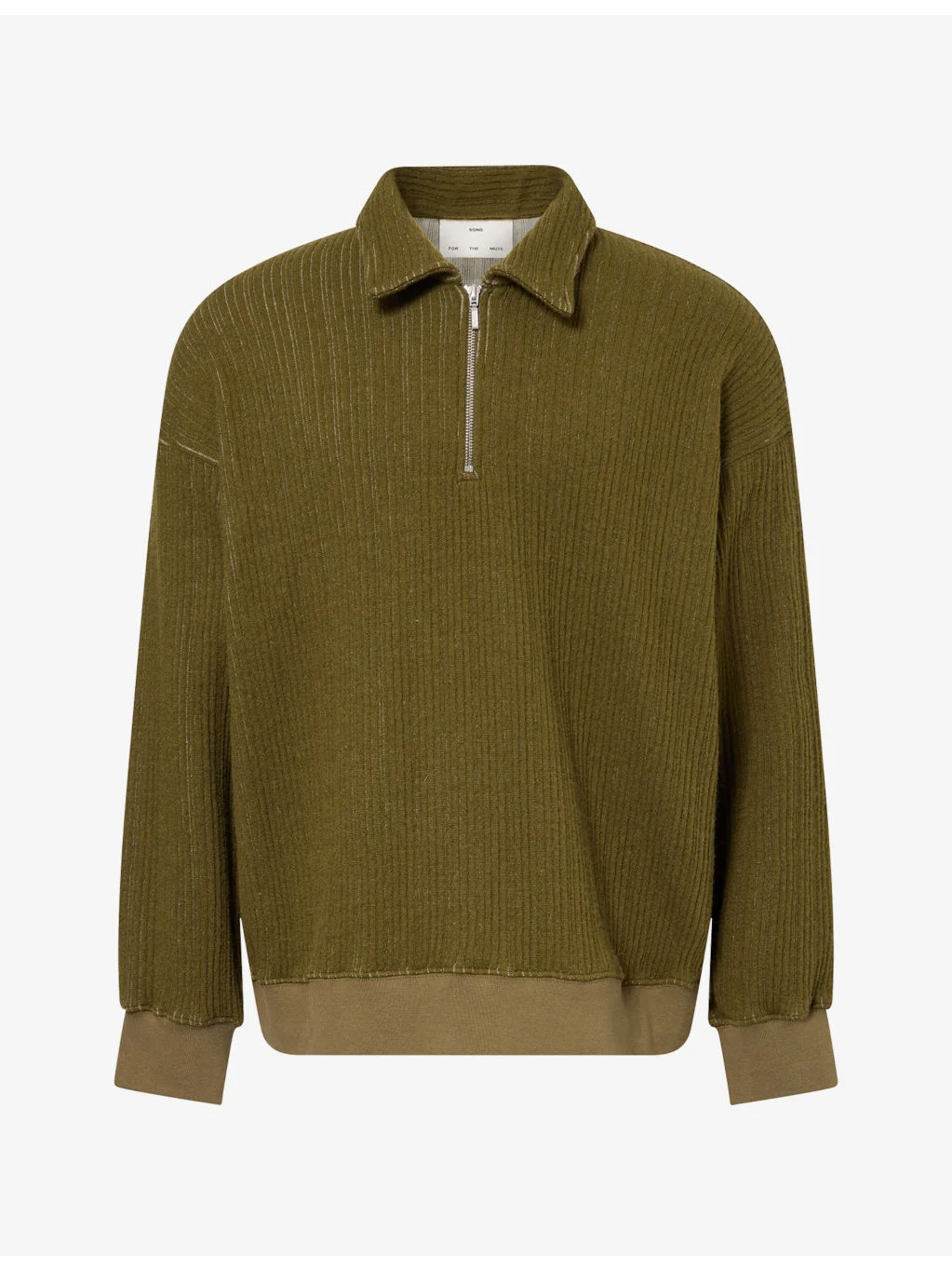 Polo-Collar Textured Knit Jumper - 1