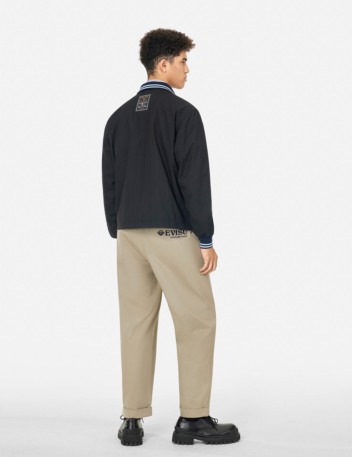 Wheel of Wisdom and Logo Embroidery Taper Chino - 4