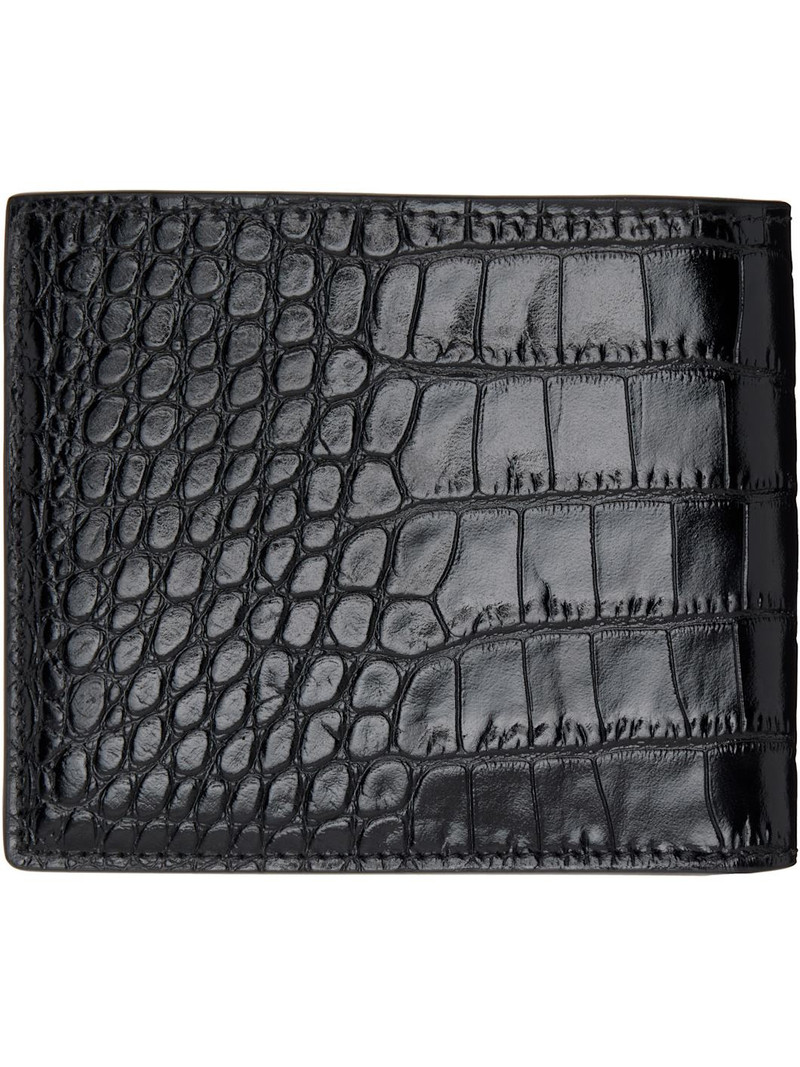 TOM FORD Black Exotic Line Bifold Wallet outlook