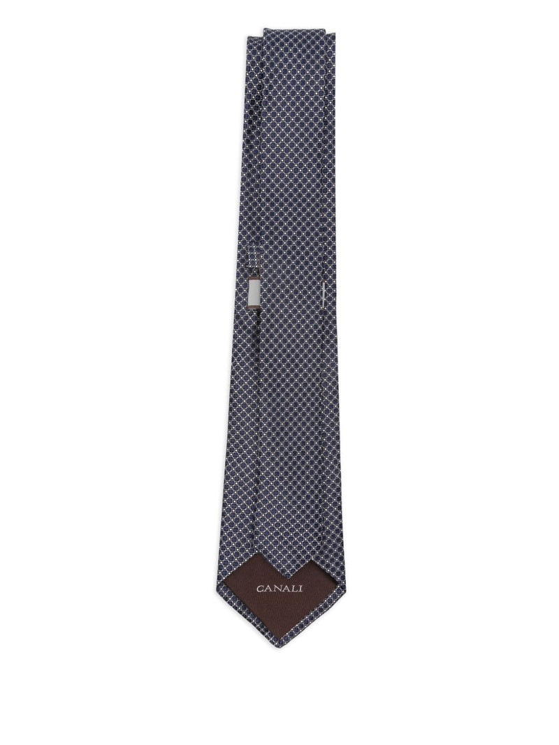 Canali patterned tie outlook