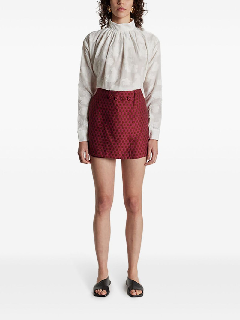 DESTREE Jean checked miniskirt outlook