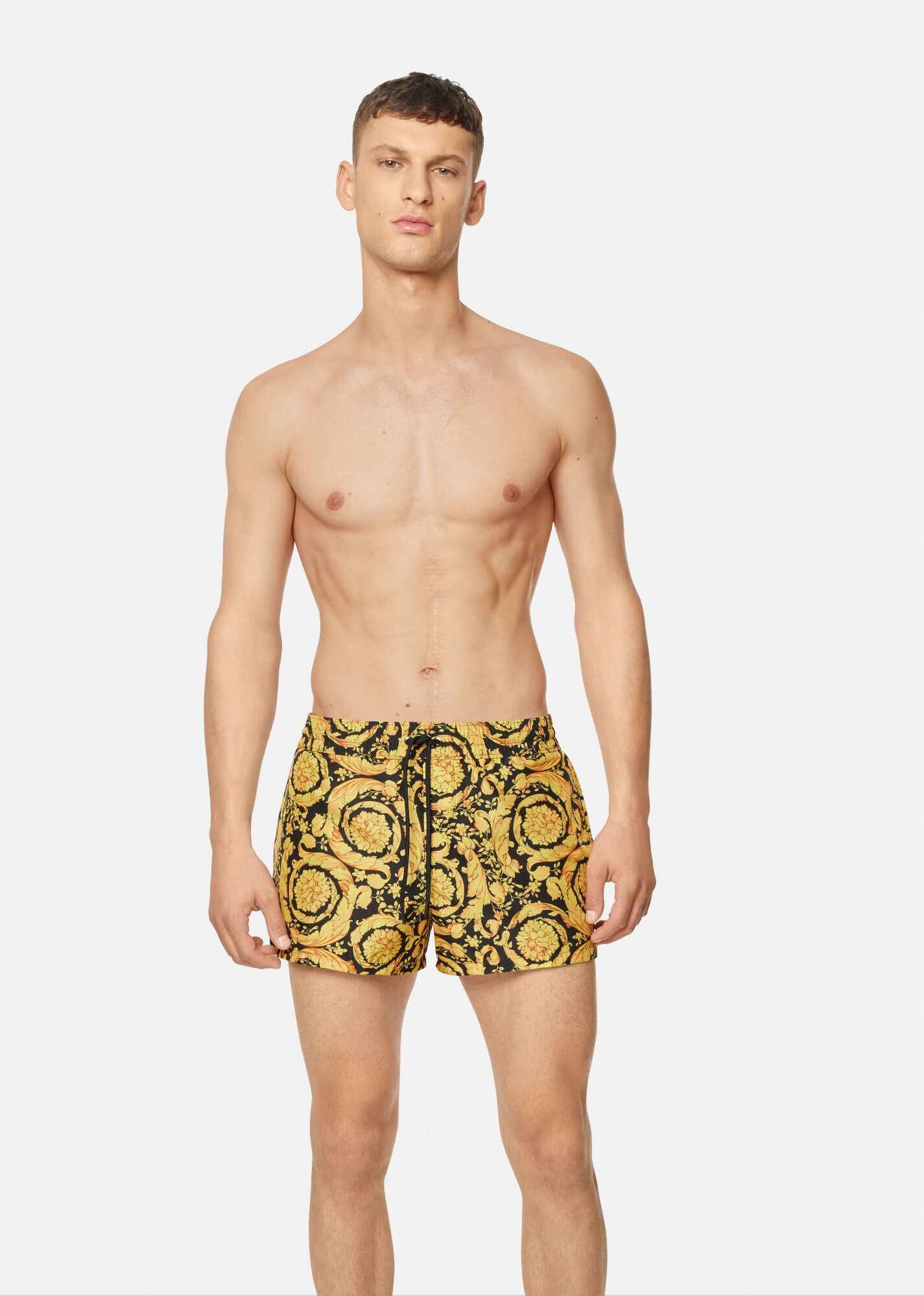 Barocco Print Short Swim Shorts - 2