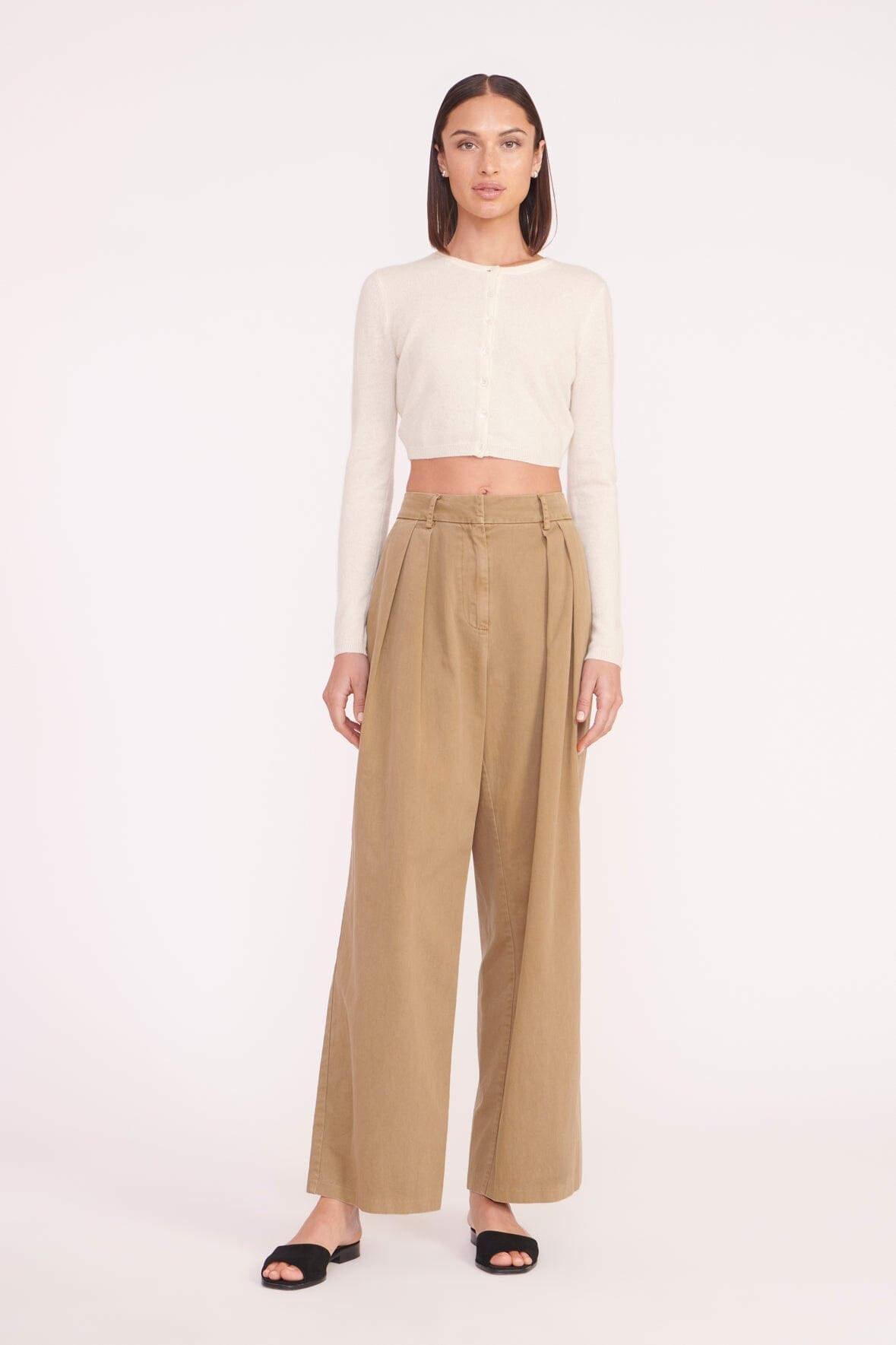 STAUD DEANNA SWEATER CREME - 3