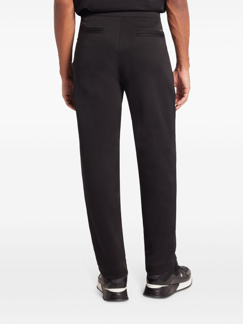 pressed-crease tapered trousers 3