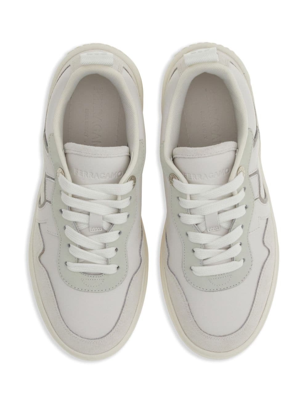 Gancini lace-up sneakers - 4
