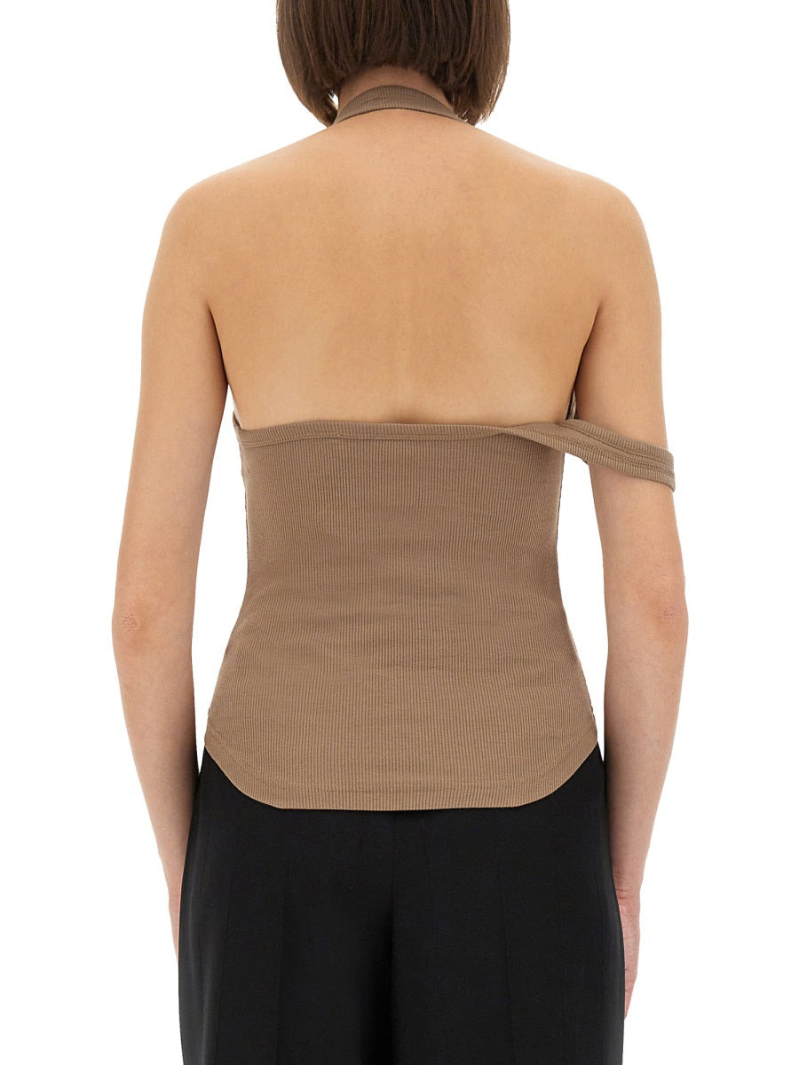 Courreges Women Asymmetrical Tank Top - 3