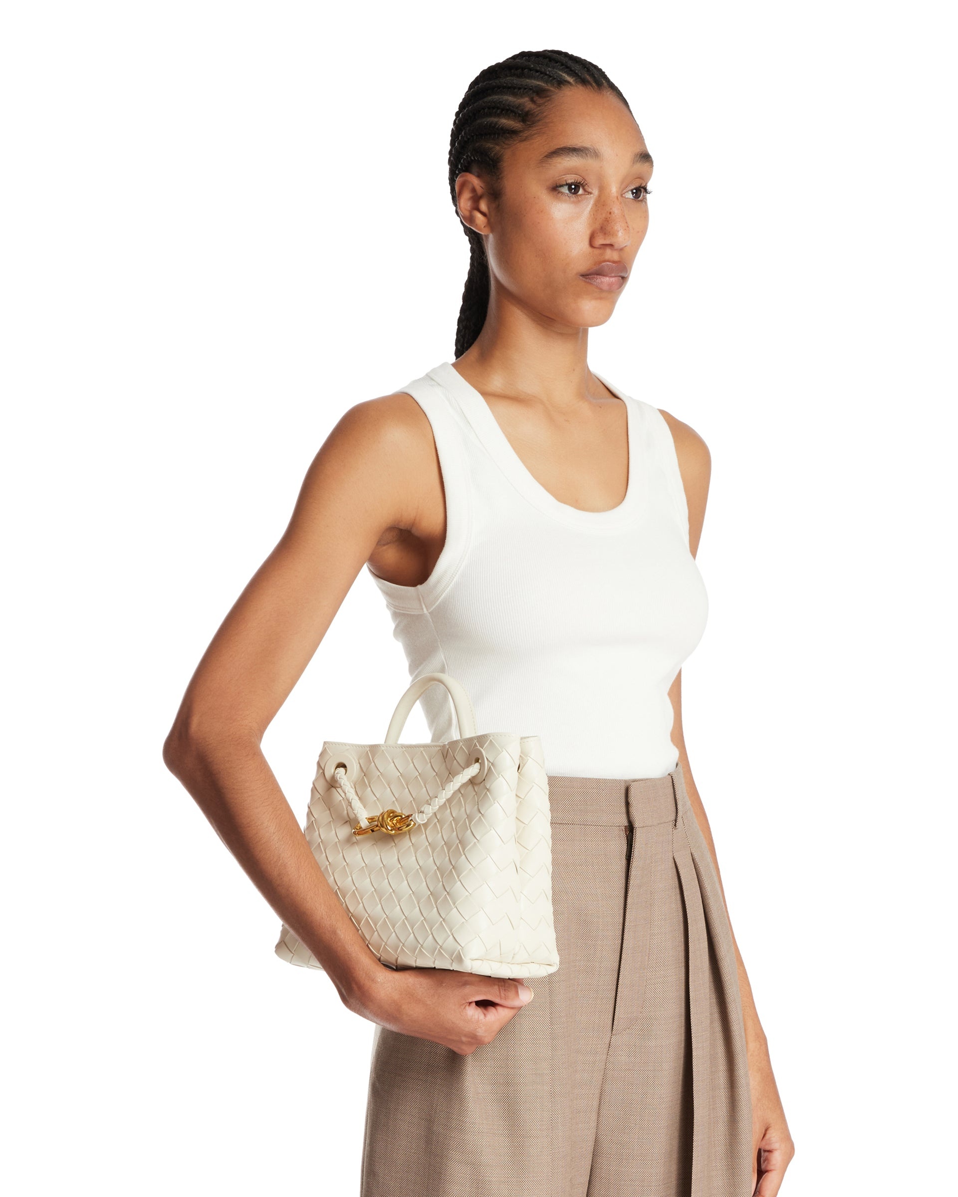 White Small Andiamo Bag - 4