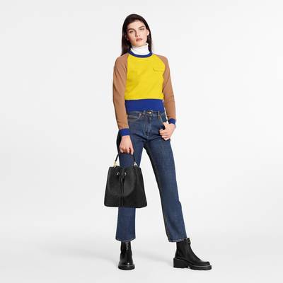 Louis Vuitton Mid-Rise, Straight Classic Jeans In Stretch Indigo Denim outlook