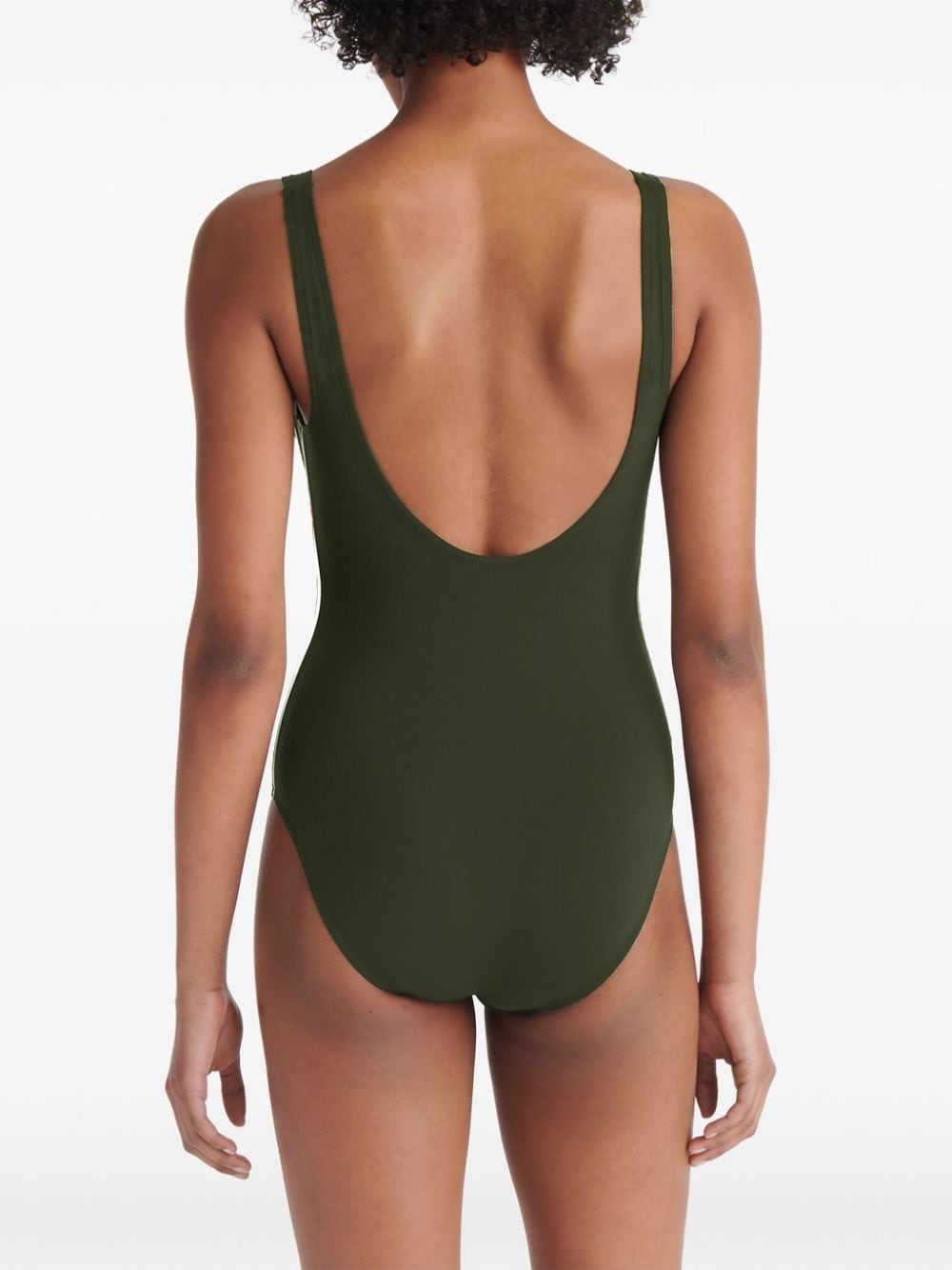 Tribune zipped side-stripe swimsuit - 5