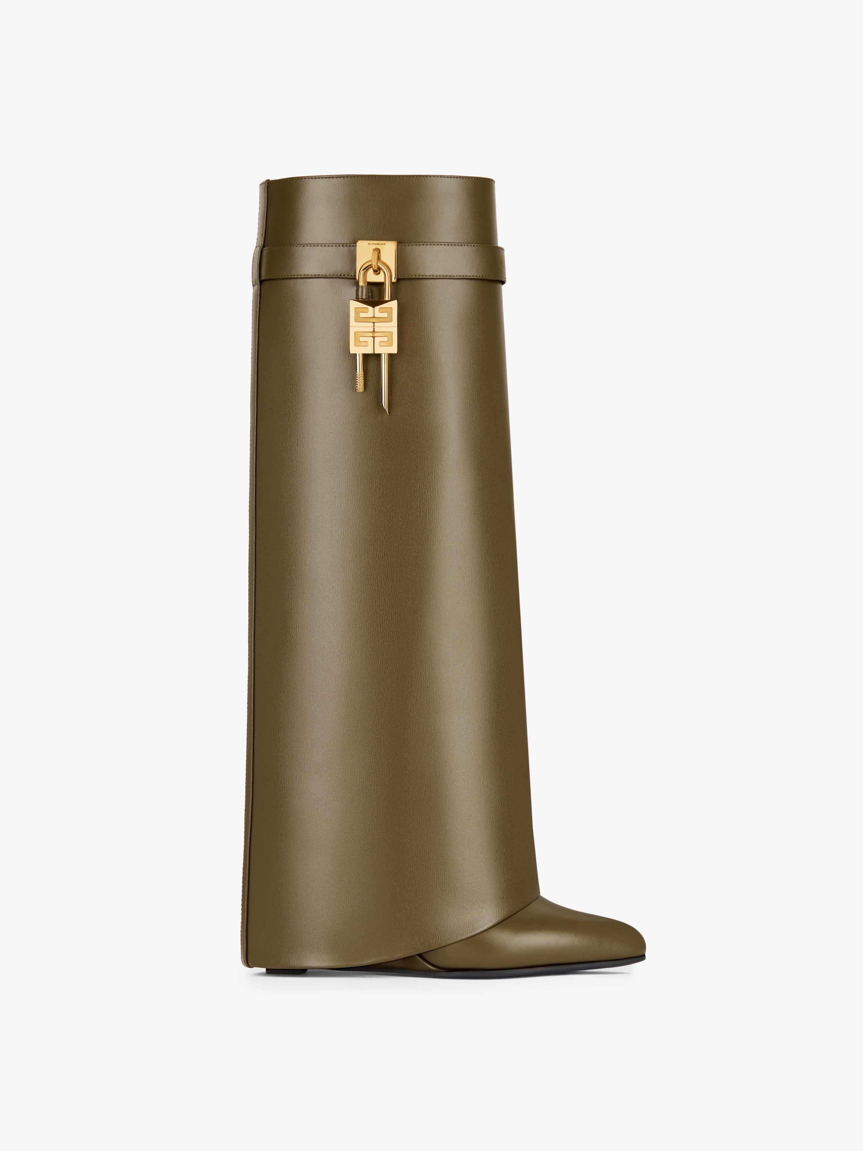 SHARK LOCK BOOTS IN LEATHER - 1