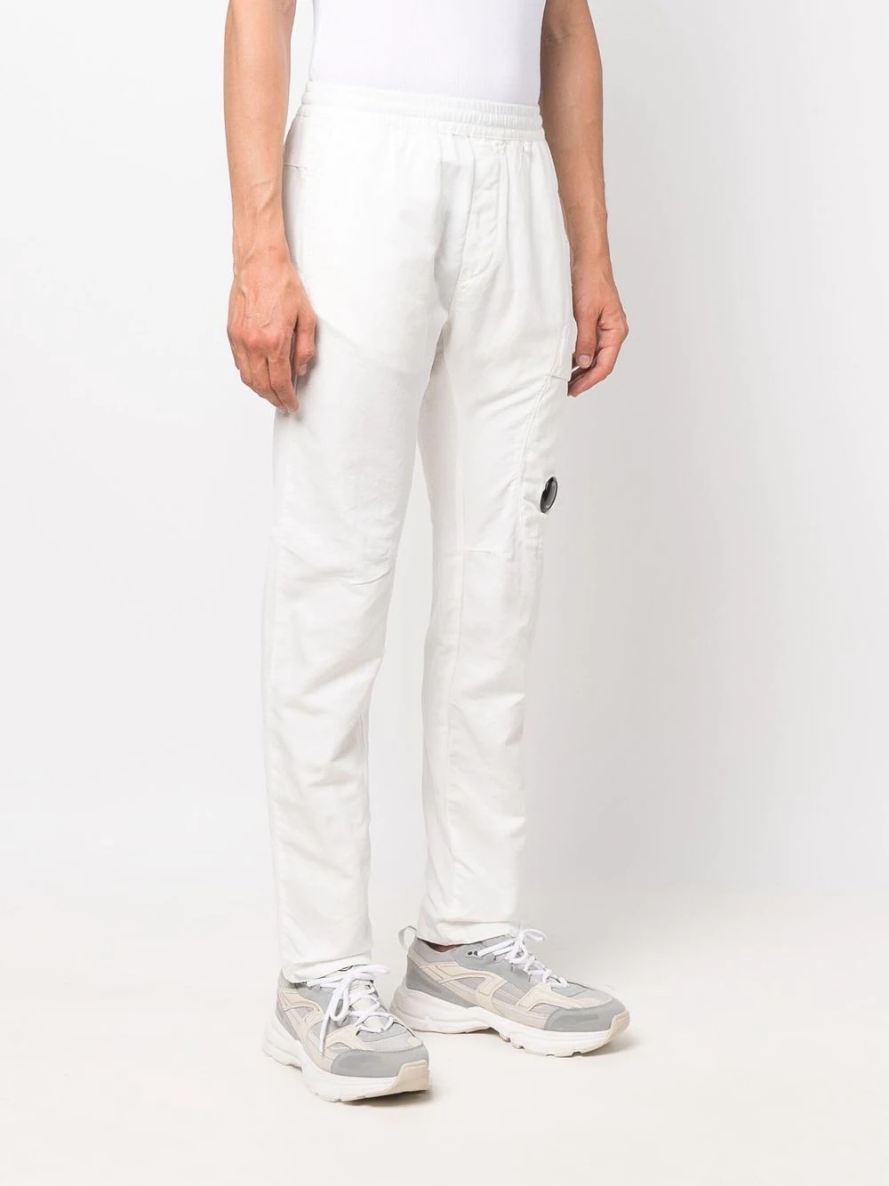 slim-fit cargo trousers - 3