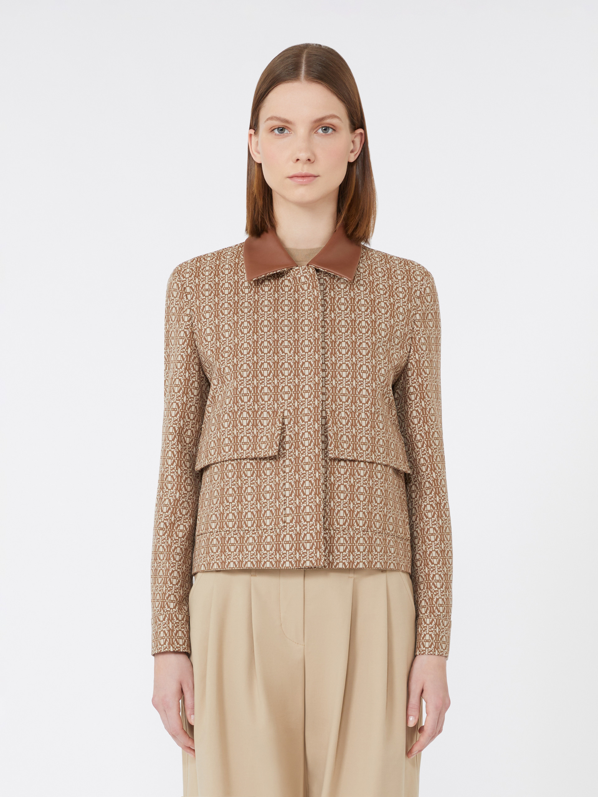 VIBORG Jacquard boxy jacket - 3