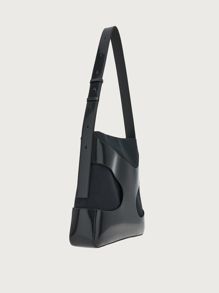 SHOULDER BAG WITH CUT-OUT DETAILING - 4