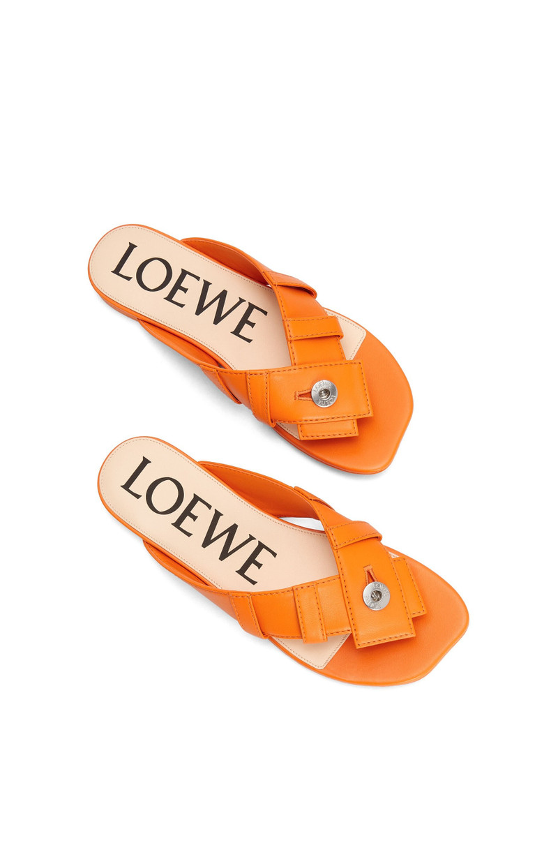 Toy Panta toe post sandal in lambskin 4