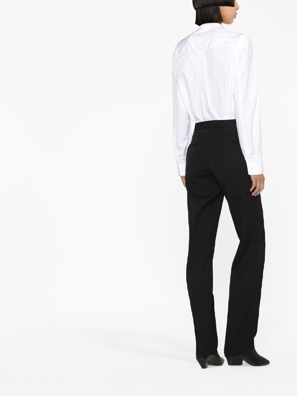 straight-leg trousers - 6